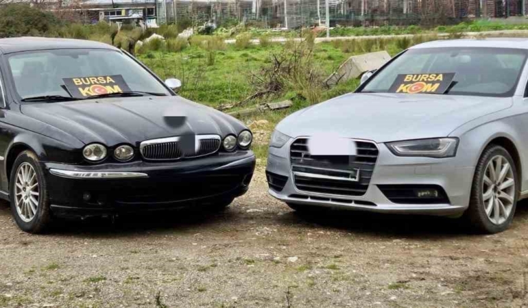 Bursa’da gümrük kaçağı otomobil ticareti yapan şahıslara operasyon
