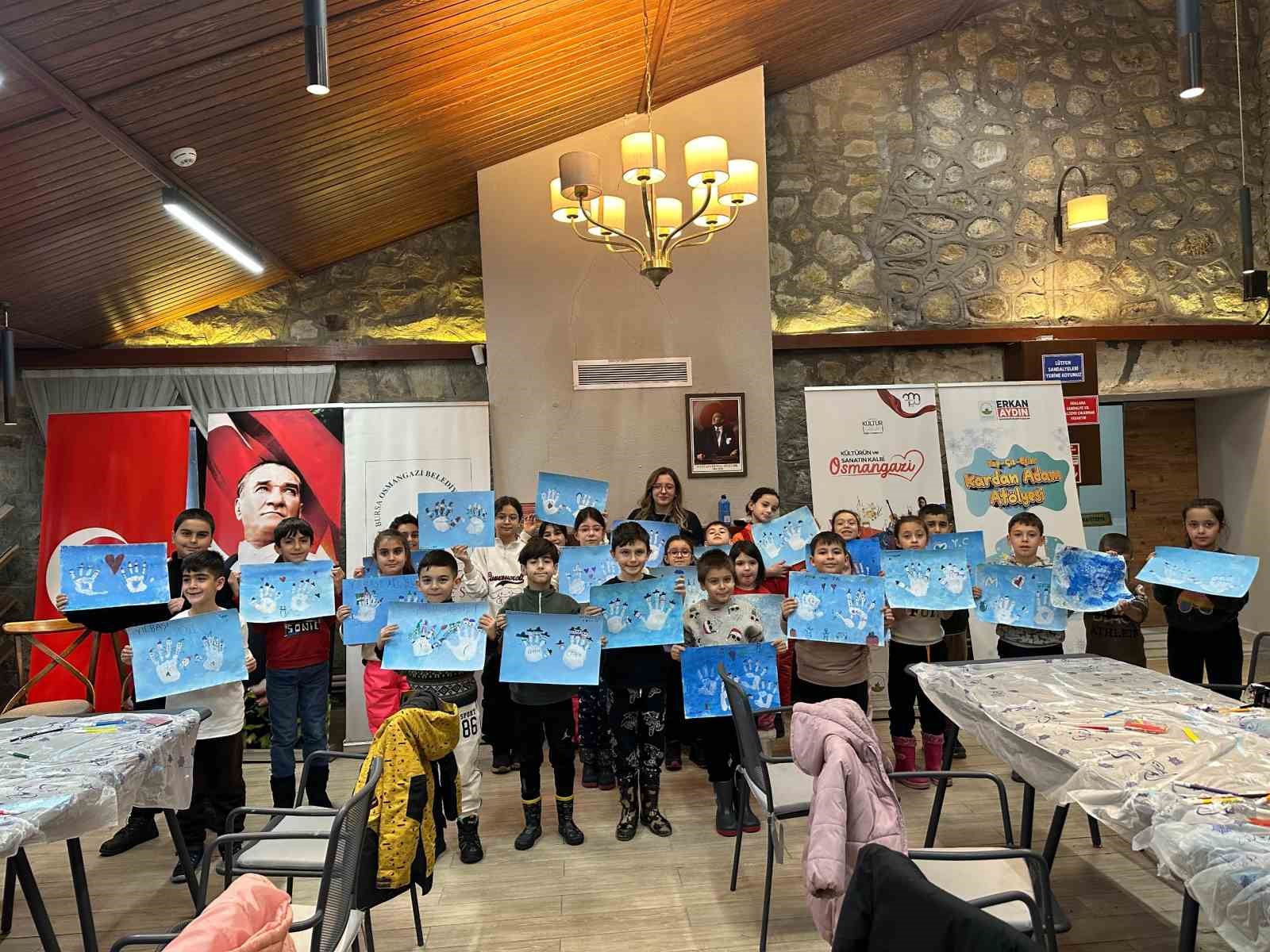 Osmangazi’de çocuklar kış neşesiyle buluştu