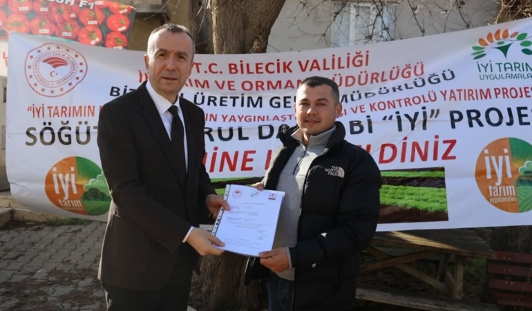 Bilecik’te "Marul Daha Bi’ İyi" Projesi ile üretim tescillendi