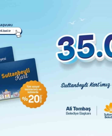 Sultanbeyli kart 35 bin kişiye ulaştı