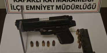 Kapaklı’da 2 ruhsatsız tabanca ele geçti