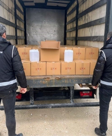 Bursa’da 1000 litre sahte alkol ele geçirildi