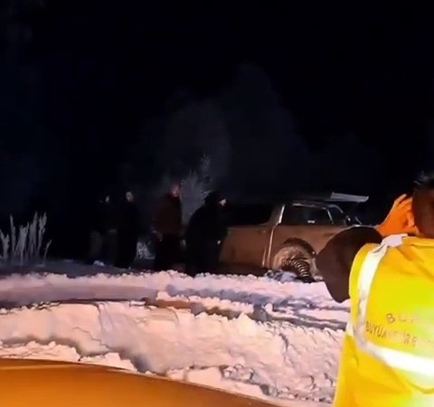 Bursa’da yaylada mahsur kalan 6 kişi kurtarıldı