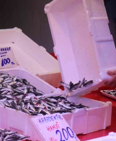 Tezgahlar istavritle doldu: Fiyatlar dibi gördü