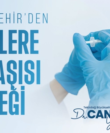 Tekirdağ Büyükşehir’den gençlere HPV aşısı desteği