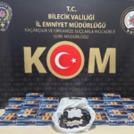 Bilecik’te araçtan binlerce makaron çıktı