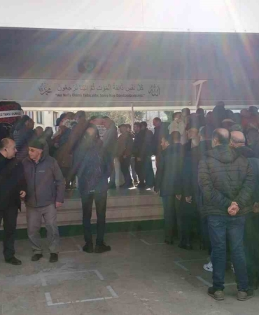 Kocaeli’de forkliftin altında kalan işçi son yolculuğuna uğurlandı