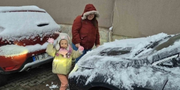 Tekirdağ’da kar hasreti sona erdi: Beyaz manzaralar