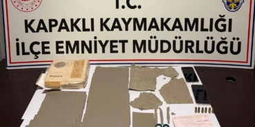 Kapaklı’da narkotik operasyonu: 2 tutuklama