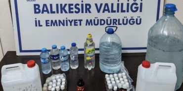 Erdek’te kaçak içki operasyonu