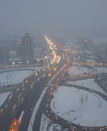 Esenyurt beyaza büründü