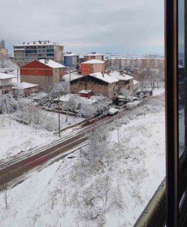 Malkara’da karda kartpostallık görüntüler oluştu