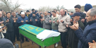 Tırın biçerek hayattan kopardığı sürücü son yolculuğuna uğurlandı