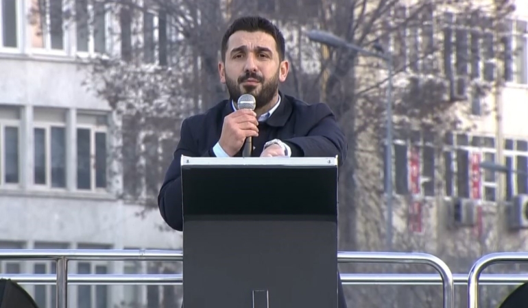 TÜGVA Başkanı Beşinci: (Filistin)" Toprağa girene kadar durmayacağız, zalimlerden olmayacağız, sizleri asla unutmayacağız"