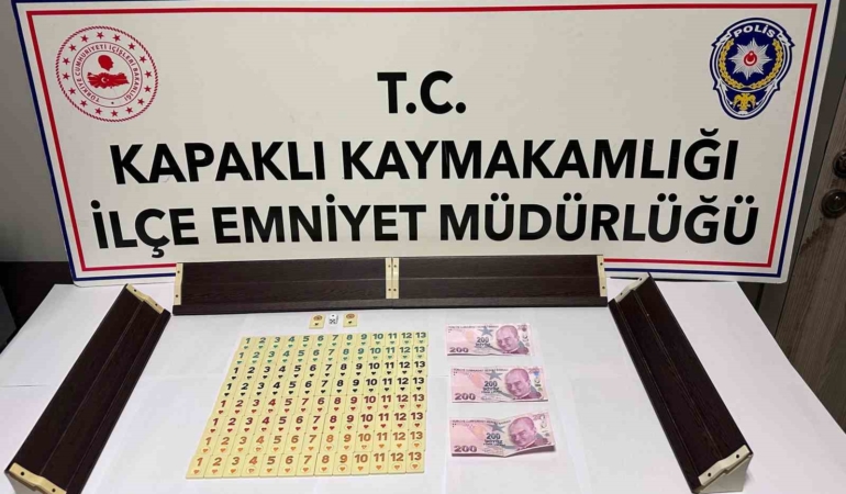 Çayevinde kumar operasyonu: 46 bin lira ceza yediler
