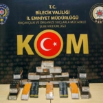 Bilecik’te kaçakçılık operasyonu; binlerce makaron ele geçirildi