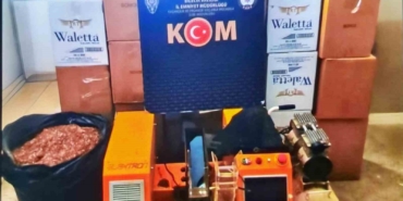 Bilecik’te 127 bin 800 adet makaron ele geçirildi