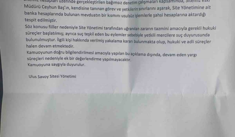 Ünlülerin yaşadığı sitede 1 milyon dolarlık vurgun iddiası