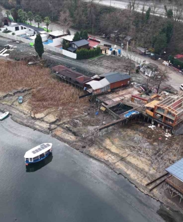 Sapanca Gölü’ndeki kaçak yapılar için ekipler sahaya iniyor