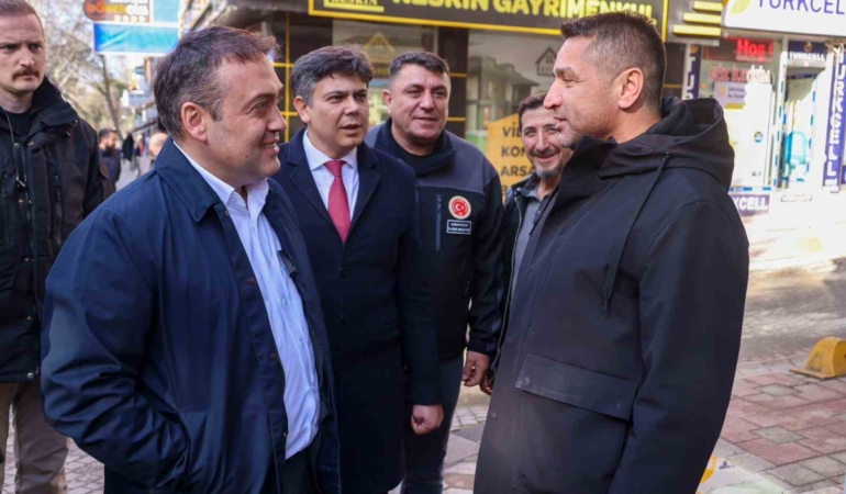 Vali Sözer, Söğüt’te esnaf ve vatandaşlar ile bir araya geldi