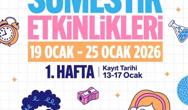 Küçükçekmece’de sömestir etkinlikleri