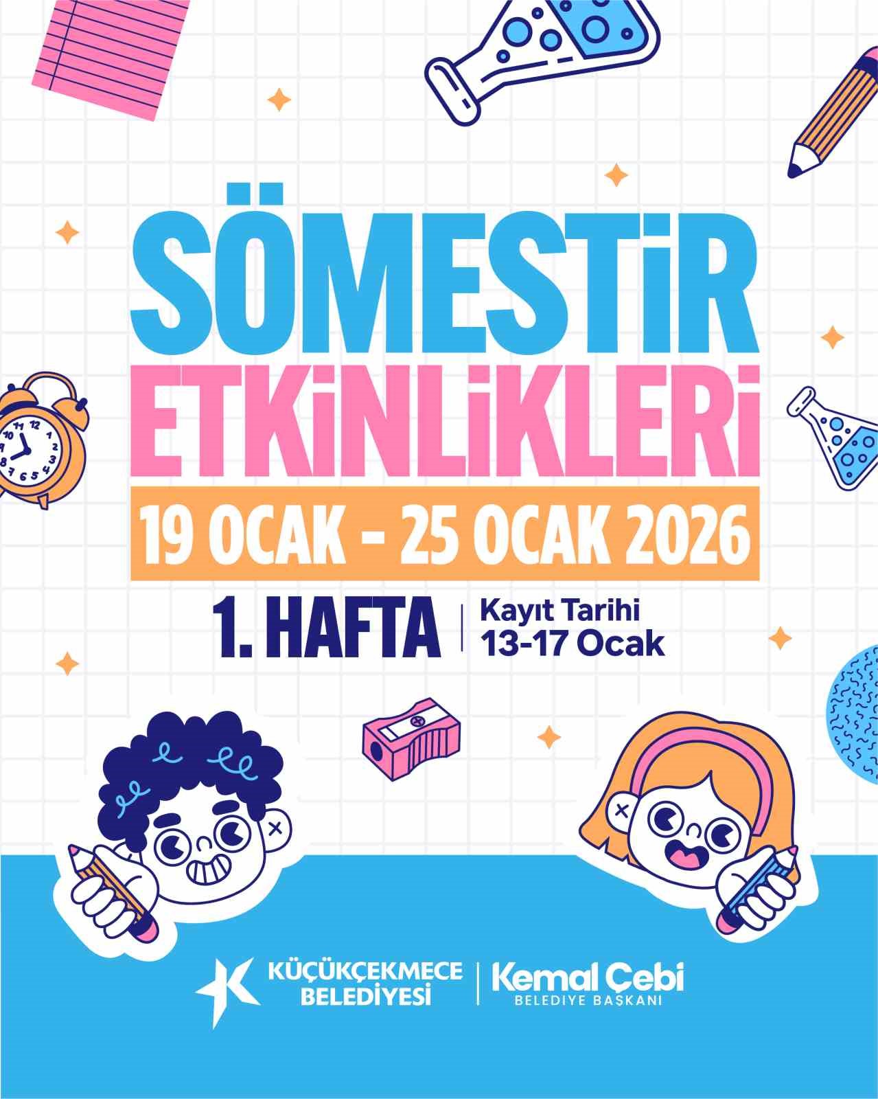 Küçükçekmece’de sömestir etkinlikleri