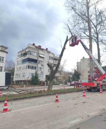 Lodosa karşı büyükşehir ekipleri sahada