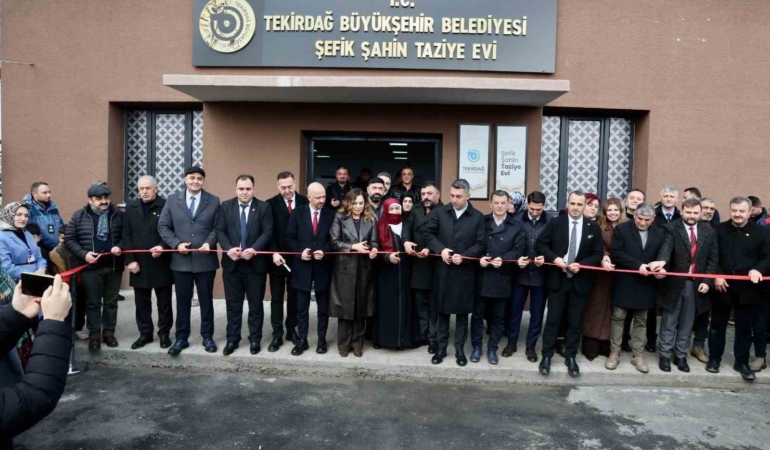 Kapaklı’da "Şefik Şahin Taziye Evi" hizmete açıldı
