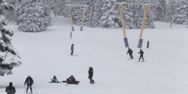 Uludağ’da kar kalınlığı 95 santimetreye ulaştı