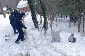 Yarıyıl tatilinde çocuklar Kartepe keyfi yaşadı