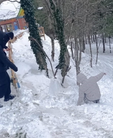 Yarıyıl tatilinde çocuklar Kartepe keyfi yaşadı