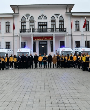 Tekirdağ’a 6 yeni ambulans