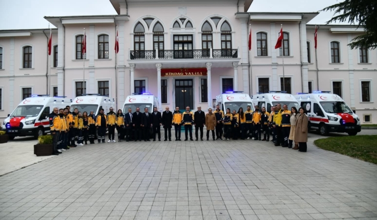 Tekirdağ’a 6 yeni ambulans