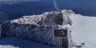Harikalar diyarı Kazdağları beyaz örtüsü ile bir başka güzel