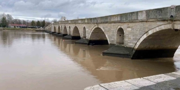 Meriç ve Tunca nehirlerinde su seviyesi yükseldi