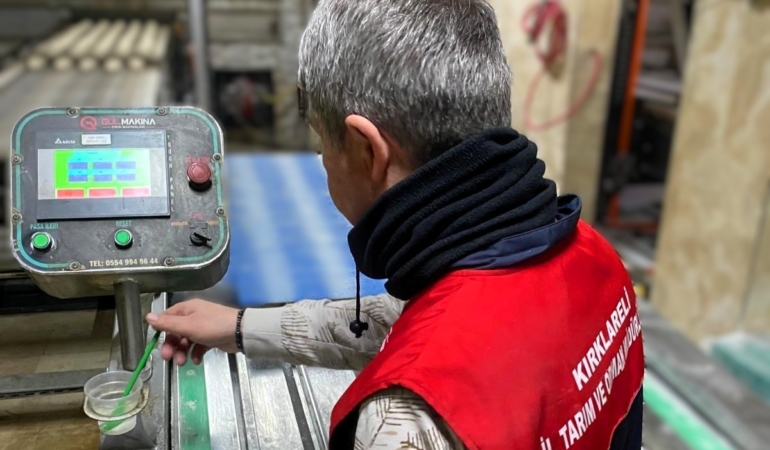 Kırklareli’nde üretim ve gıda güvenliği denetimleri