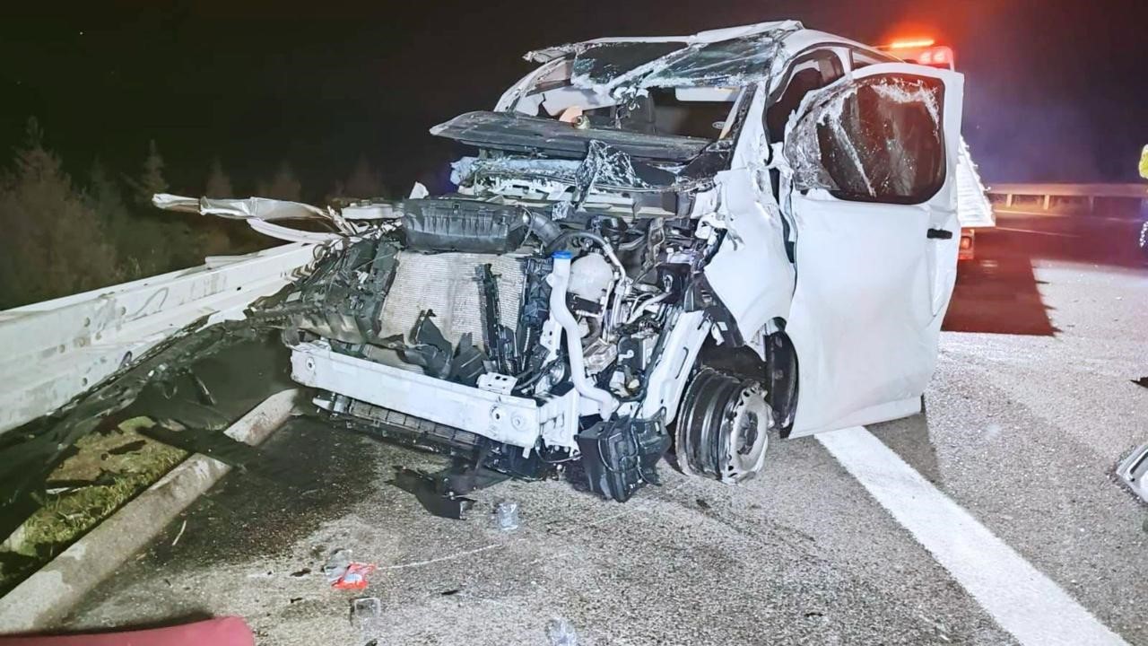 Altın yüklü zırhlı araç takla attı: 11 kilo altın sırra kadem bastı