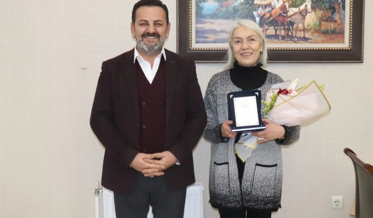 Bilecik’te şehit yakını personele veda yemeği