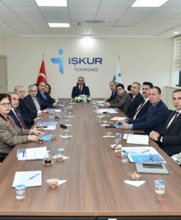 Tekirdağ İstihdam ve Mesleki Eğitim Kurulu toplantısı
