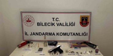 Bilecik’te uyuşturucu ve silah ele geçirildi
