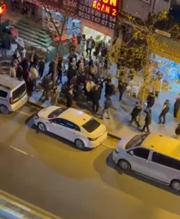 Düğün salonunda başlayan kavga sokağa taştı