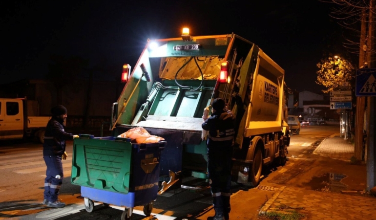 Kartepe’de yeni yıl mesaisi