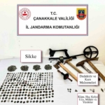 Çanakkale’de tarihi eser kaçakçılığı operasyonu