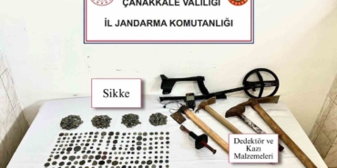 Çanakkale’de tarihi eser kaçakçılığı operasyonu