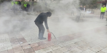 Bilecik Polis Evi’nde afet ve yangın farkındalık eğitimi