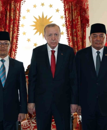 Cumhurbaşkanı Erdoğan, Endonezya Dışişleri ve Savunma Bakanını kabul etti