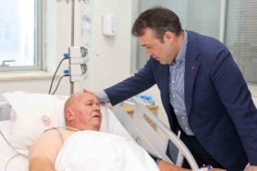 Vali Sözer’den muhtara geçmiş olsun ziyareti