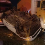Takla atan otomobilden sağ çıktı