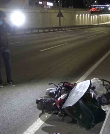 Makas atan sürücü can aldı: Kurye hayatını kaybetti