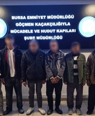 Bursa’da kaçak yabancı işçi operasyonu: 8 kişi yakalandı, 1 şüpheli gözaltında